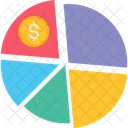 Income Pie Chart Pie Report Statistics Icon