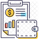 Budget Income Report Accounting Icon