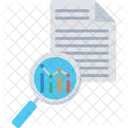 Income Report Analytics Graph Icon