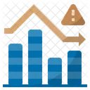 Income Risk Decrease Risk Icon