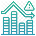Income Risk Decrease Risk Icon