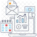 Online Invoice Business Paper Voucher Icon