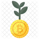 Bitcoin Growth Money Growth Digital Currency Icon