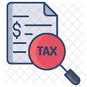 Income Tax Income Tax File Tax Analysis Icon