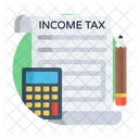 Income Tax Tax Calculation Payroll Tax Icon