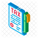 Tax Document Pen Icon