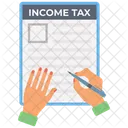 Income Tax Report Paying Tax Tax Icon