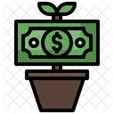 Incomes Dollar Growth Money Growth Icon