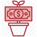 Incomes Dollar Growth Money Growth Icon