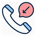 Incoming Call Missed Call Icon