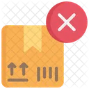 Incomplete Delivery Package Logistics Icon