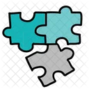 Incomplete Puzzle Pieces Icon