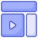 Incorporado Site Wireframe Ícone
