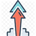 Increase Rise Arrow Icon