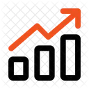 증가하다 차트를 올리다 통계 아이콘