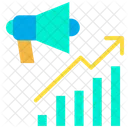 Marketing Growth Business Growth Analytics Icon