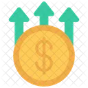 Increase Money Profit Icon