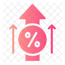 Increase Interest Rate Icon