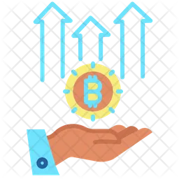 Increase Bitcoin Value  Icon