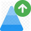 Increase Chart Pyramid Up Pyramid Graph Icon