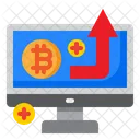 Increase Cryptocurency  Icon