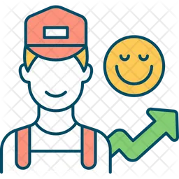 Increase fast food worker satisfaction  Icon