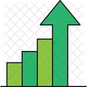Increase Data Growth Performance Improvement Icon