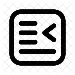 Increase indent  Icon