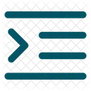 Increase Indent Text File Icon