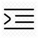 Increase indent  Icon
