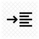 Increase Indent Legacy Icon