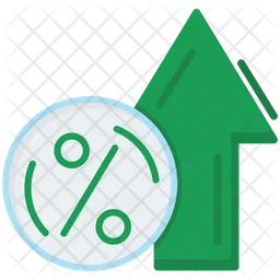 Increase Interest Rate  Icon