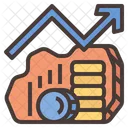Increase National Income Increase Gdp Wealth Icon