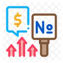 Increase Cash Rates Icon