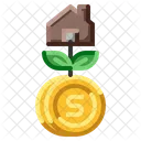 Increase Real Estate Price  Icon