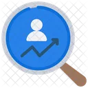 Increase Research User  Icon