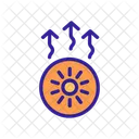 Increase Temperature  Icon