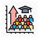 Increased School Enrollment Icon