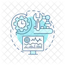 Increased Uptime Network Downtime Server Downtime Icon