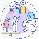 Increased workplace positivity  Icône