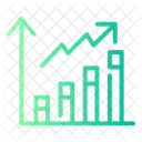 Increasing Data Analytics Business And Finance Icon