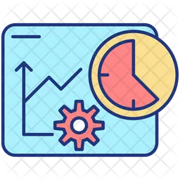 Increasing productivity with time tracker  Icon