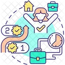 Increasing Scheduling Flexibility Icon