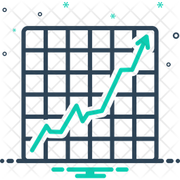 Increasing Stocks Graphic Icon