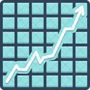 Increasing Stocks Graphic Graph Chart Icon