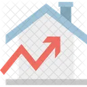 Valeur De La Propriete Augmentation Des Prix Batiment Icône