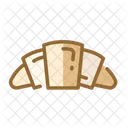 Incrocio Pane Croissant Icon