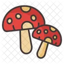 Cogumelo Comida Vegetal Icon