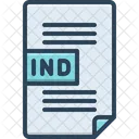 IND 파일  아이콘
