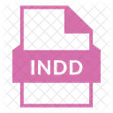 Indd Indd Fichier Indesign Icône